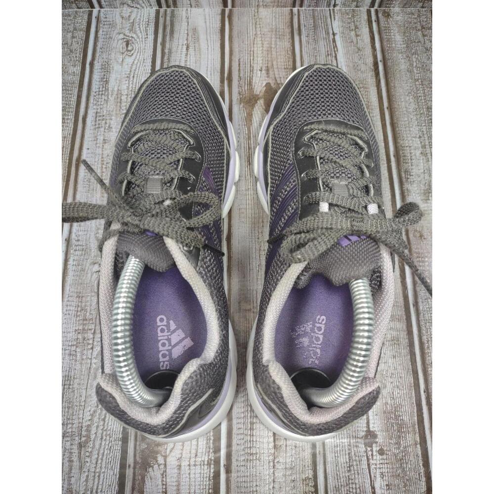 Adidas Jett Women's Size 9 Running Shoe adiPRENE+ Gray/Purple G49392 - Picture 6 of 9